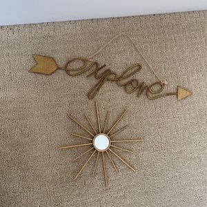 Wall accent decor set